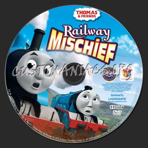 Thomas & Friends Railway Mischief dvd label