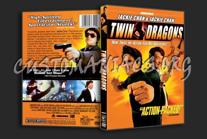Twin Dragons dvd cover