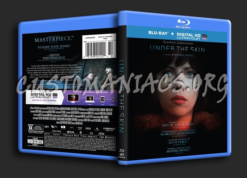 Under the Skin blu-ray cover