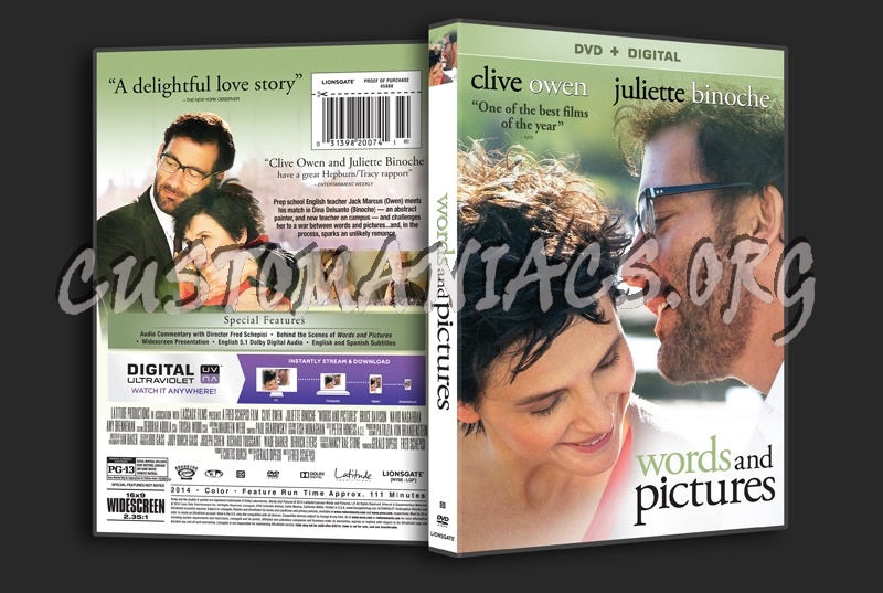 Words and Pictures dvd cover