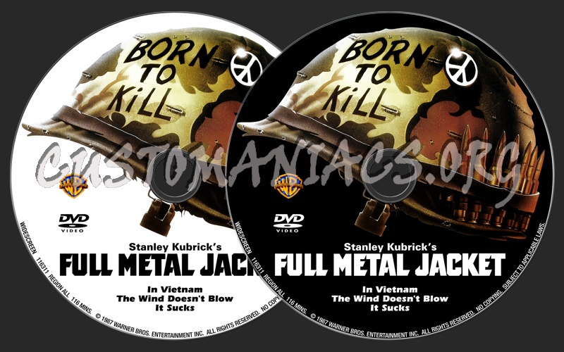 Full Metal Jacket dvd label