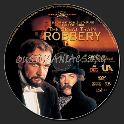 The Great Train Robbery dvd label