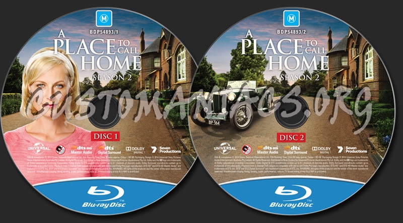 A Place To Call Home Season 2 blu-ray label