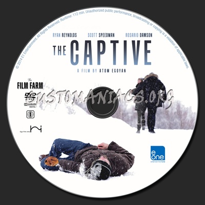 The Captive dvd label