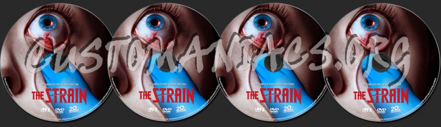 The Strain Season 1 dvd label
