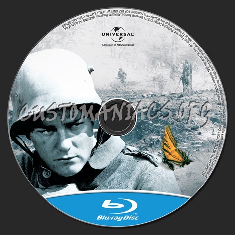 All Quiet on the Western Front blu-ray label