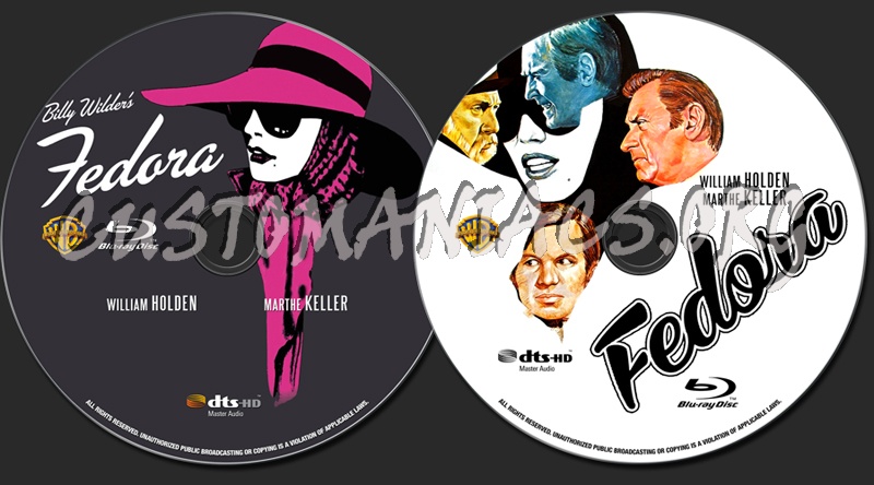 Fedora blu-ray label