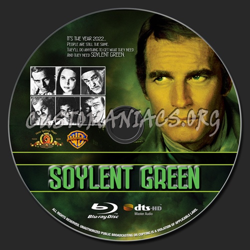 Soylent Green blu-ray label