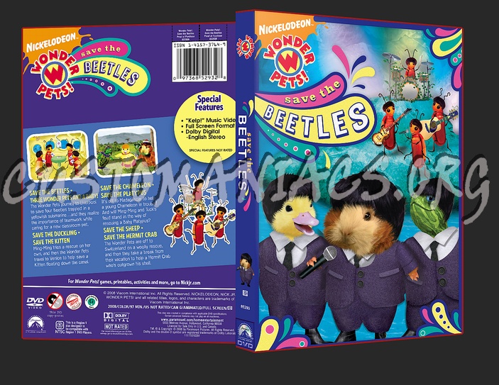 Wonder Pets! Save the Beetles dvd cover
