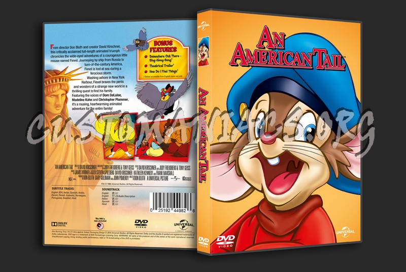 An American Tail dvd cover