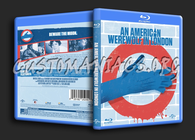 An American Werewolf in London blu-ray cover