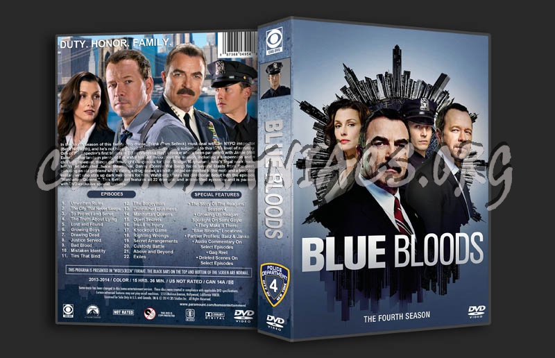 Blue Bloods - Season 4 dvd cover