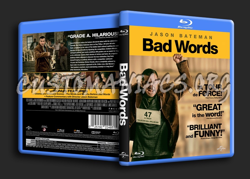 Bad Words blu-ray cover