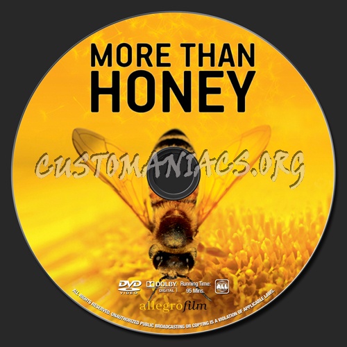 More Than Honey dvd label