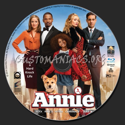 Annie blu-ray label