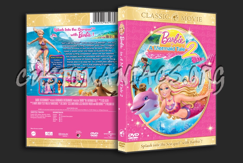 Barbie A Mermaid Tale 2 dvd cover