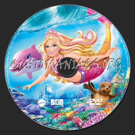 Barbie A Mermaid Tale 2 dvd label