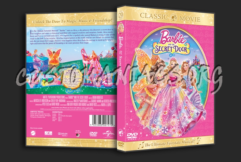 Barbie and the Secret Door dvd cover