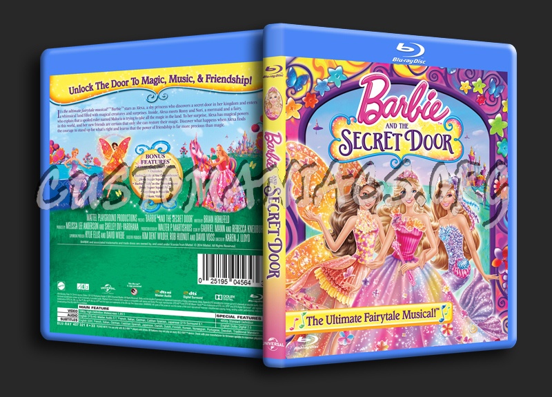 Barbie and the Secret Door blu-ray cover