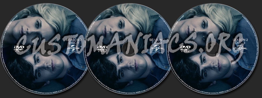 Bates Motel Season 2 dvd label