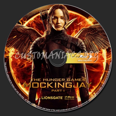 The Hunger Games: Mockingjay - Part 1 blu-ray label