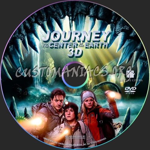 Journey to the Center of the Earth dvd label