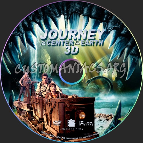 Journey to the Center of the Earth dvd label