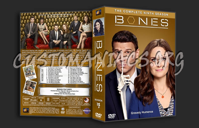 Bones - Season 9 dvd cover