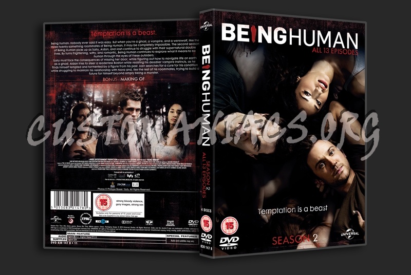 Being Human (2011) Season 2 dvd cover