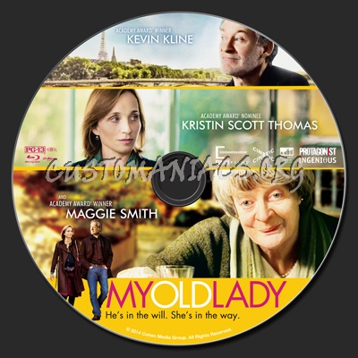 My Old Lady blu-ray label