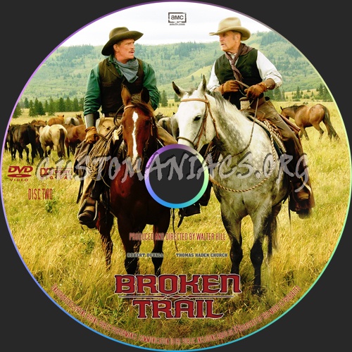 Broken Trail dvd label