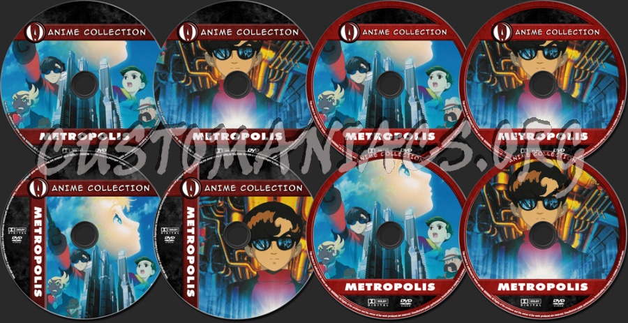 Anime Collection Metropolis dvd label