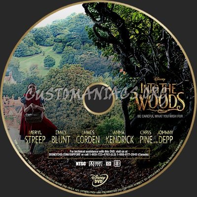 Into the Woods dvd label