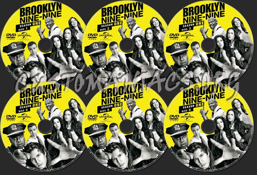 Brooklyn Nine-Nine Season 1 dvd label