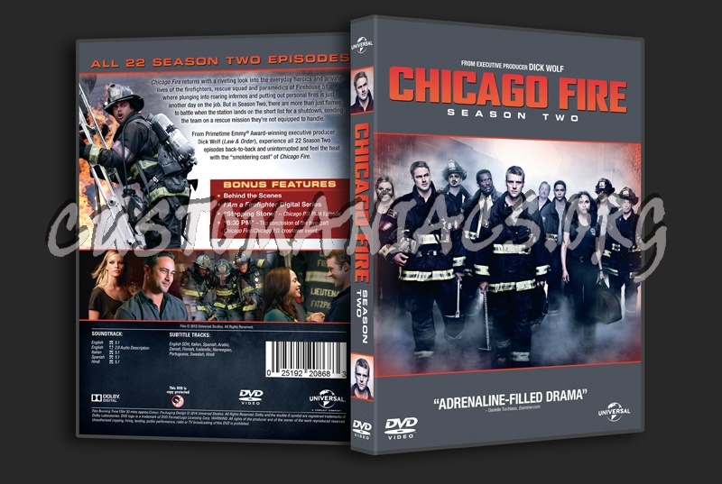 Chicago Fire Season 2 dvd cover