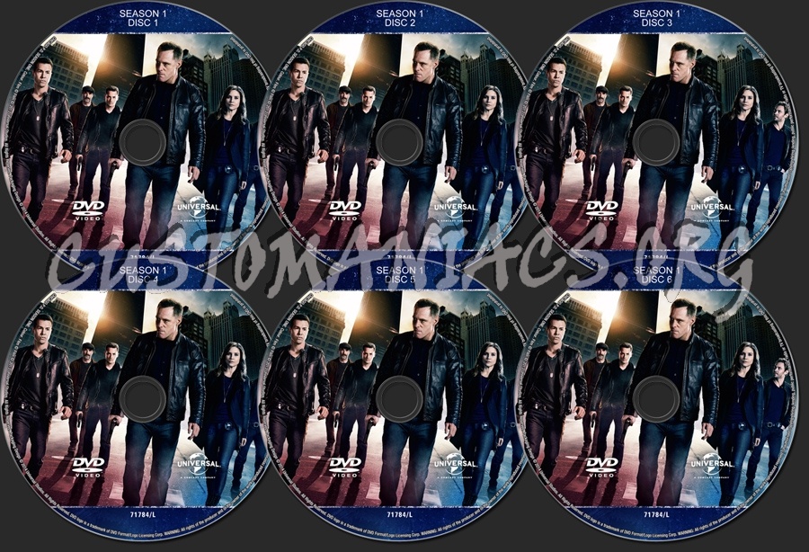 Chicago PD Season 1 dvd label