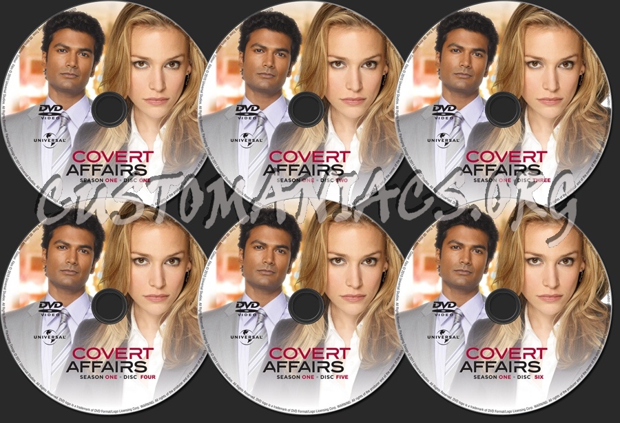 Covert Affairs Season 1 dvd label