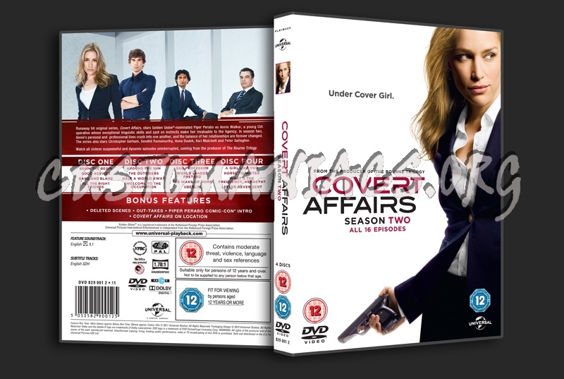 Covert Affairs Season 2 dvd cover