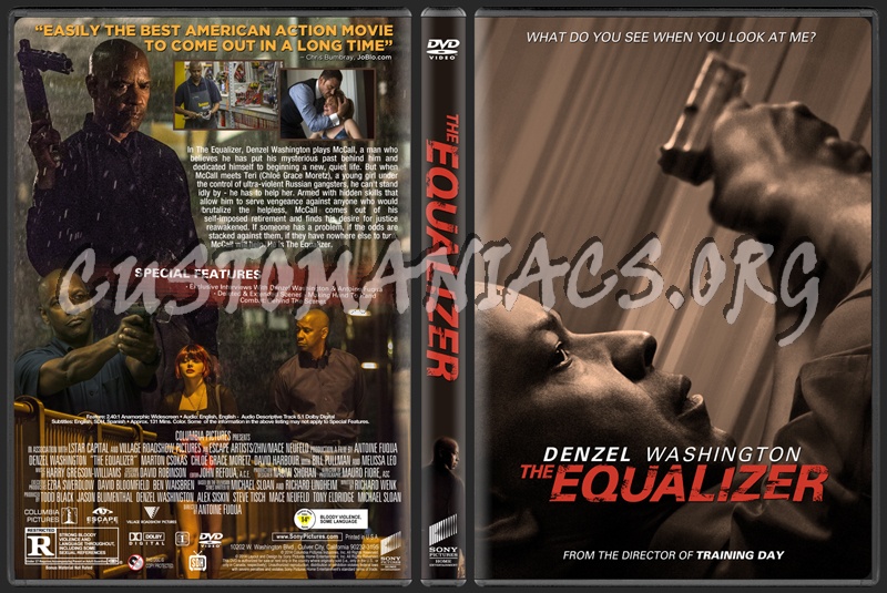The Equalizer (2014) dvd cover