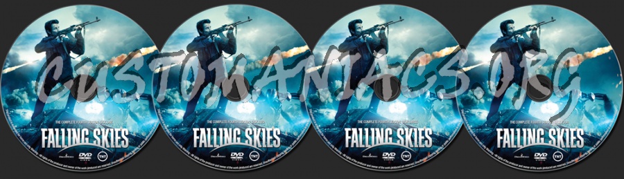Falling Skies Season 4 dvd label