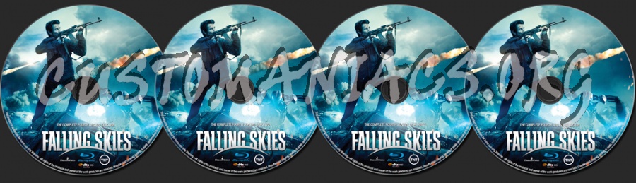 Falling Skies Season 4 blu-ray label