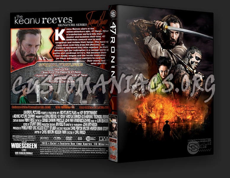 The Signature Series - Keanu Reeves dvd cover