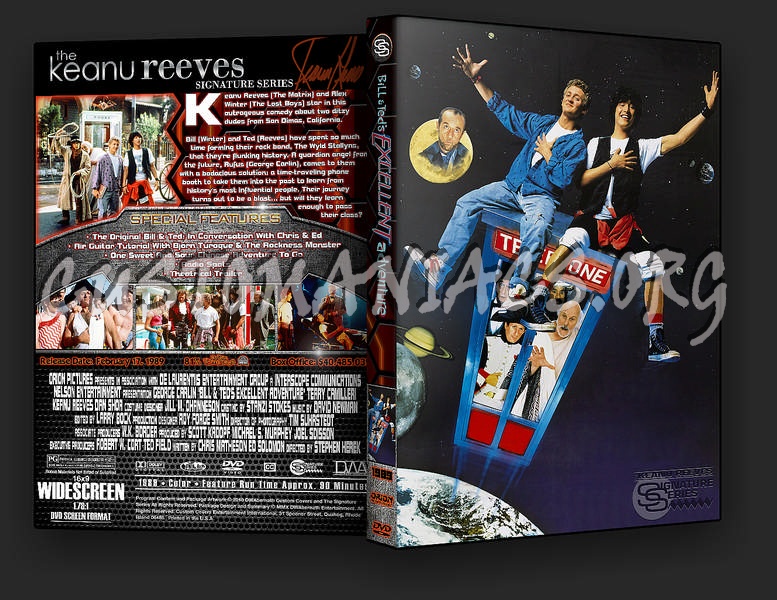 Bill & Ted's Excellent Adventure dvd cover