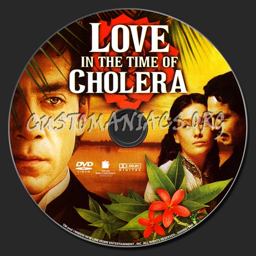 Love In The Time of Cholera dvd label