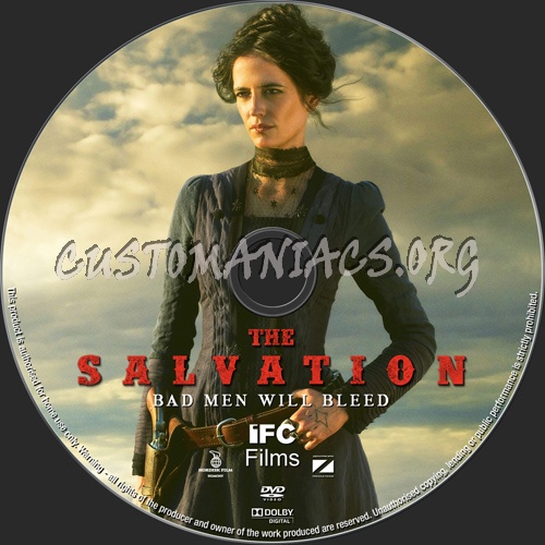 The Salvation dvd label