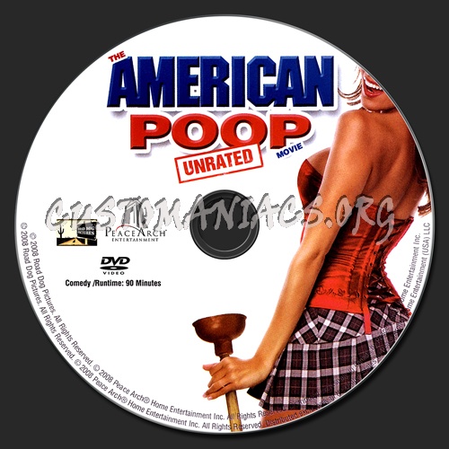 The American Poop dvd label