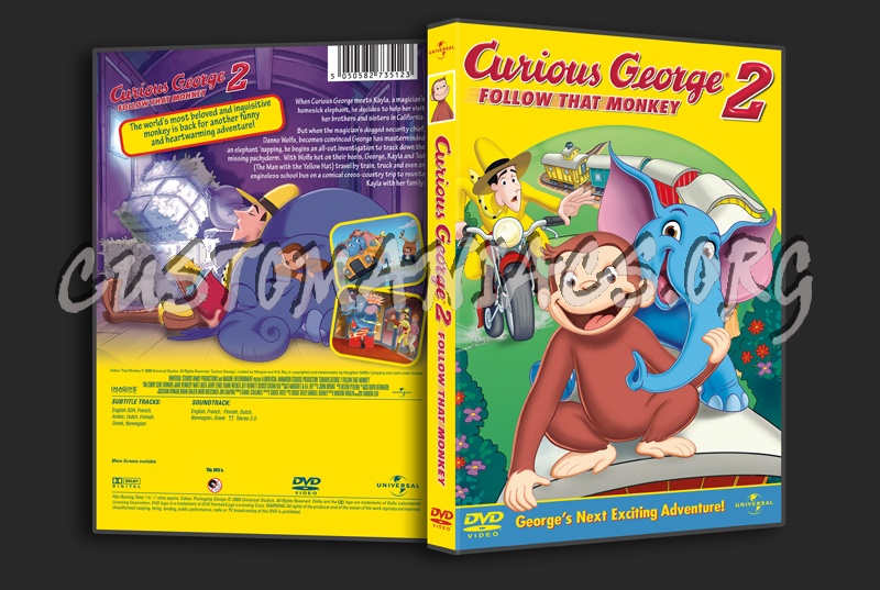 Curious George 2 Follow That Monkey dvd cover