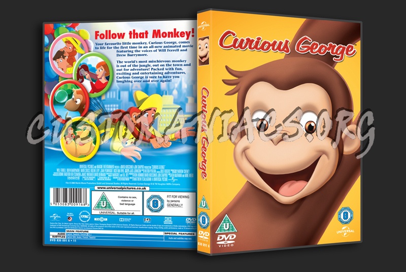 Curious George dvd cover