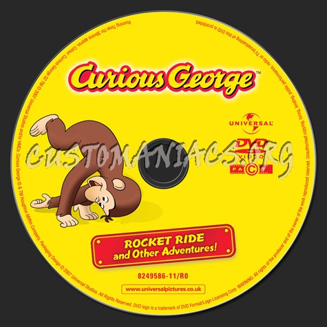 Curious George Rocket Ride dvd label