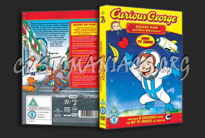 Curious George Rocket Ride dvd cover